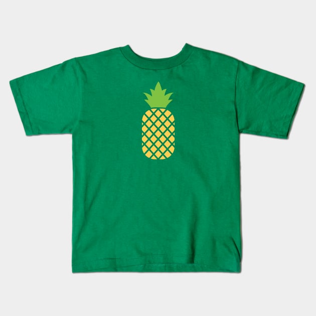 Pineapple Kids T-Shirt by lymancreativeco